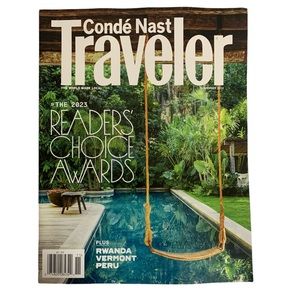 Conde Nast Traveler Magazine November 2023 Reader's Choice Awards Rwanda Vermont